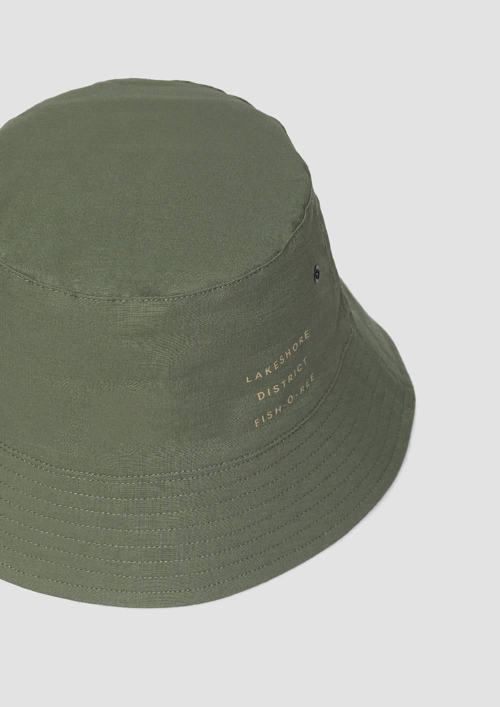 s.Oliver Bucket-Hat mit Print-Detail 50% Rabatt für begrenzte Zeit