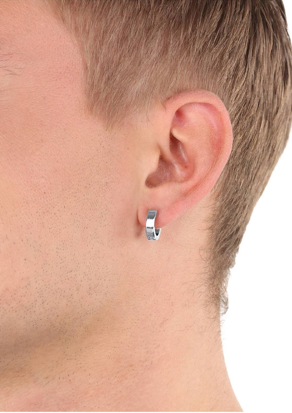 s.Oliver Single-Creolen aus Edelstahl Auslauf