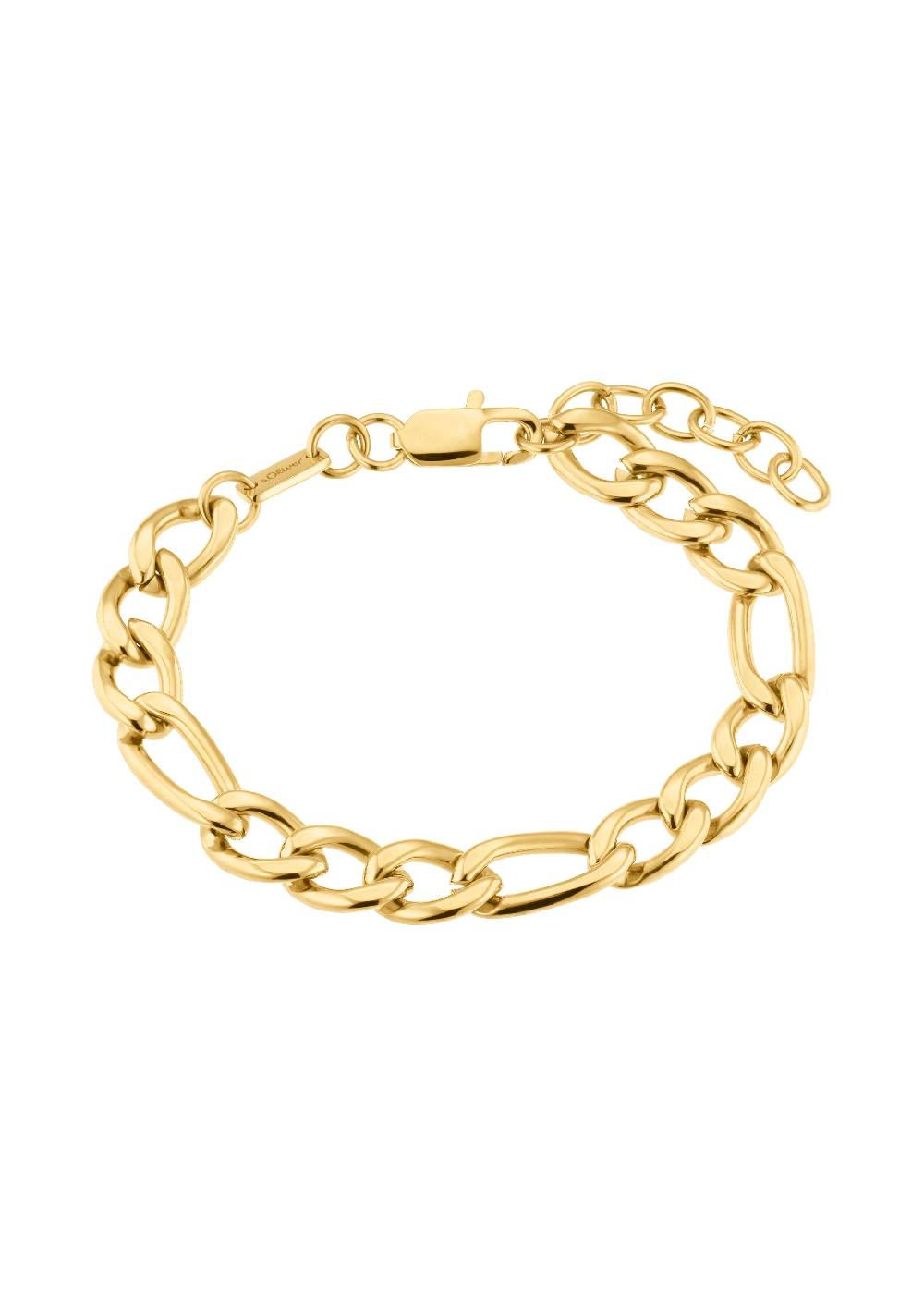s.Oliver Goldenes Gliederarmband Flash Sale