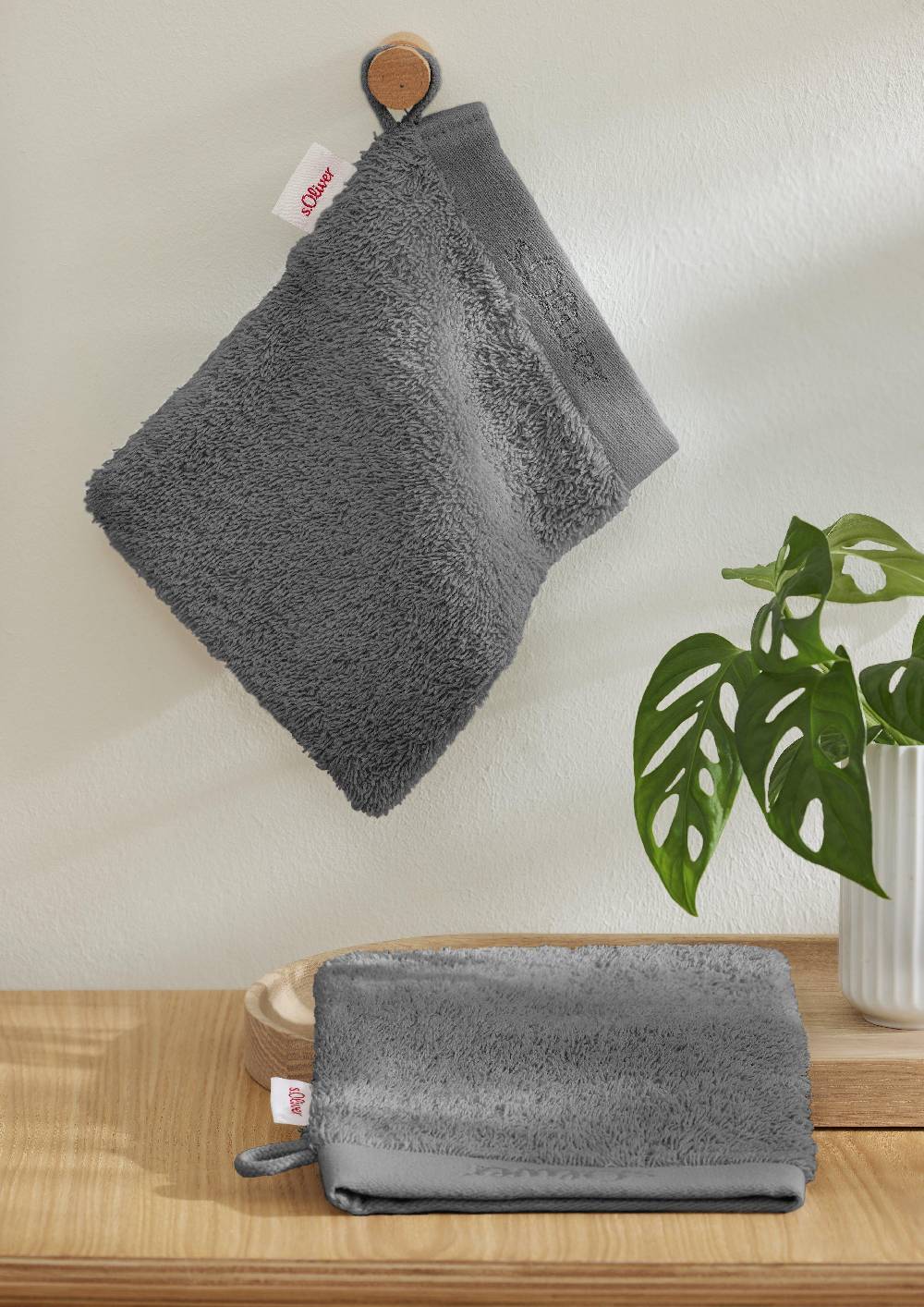 s.Oliver 2er-Pack Waschhandschuh Cyber Monday