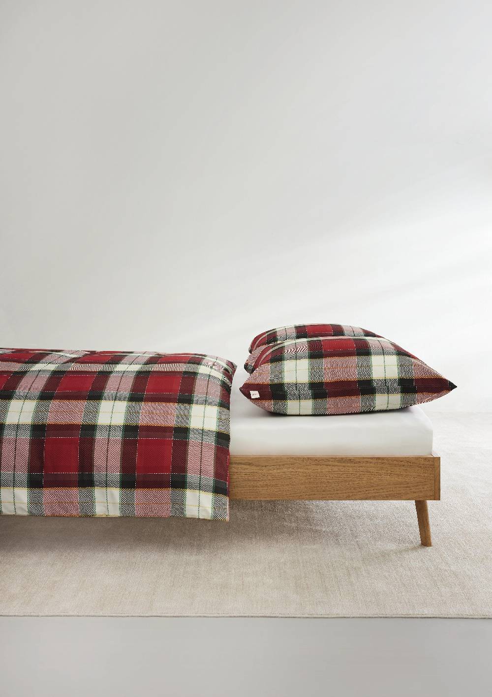 s.Oliver Flanell-Bettwäsche im Karo-Design Heißer Verkauf