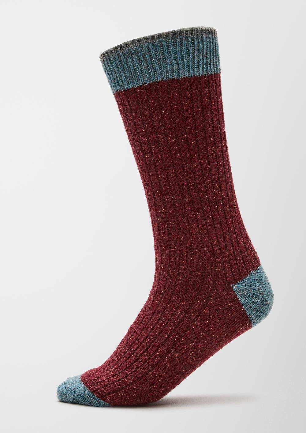 s.Oliver Melierte Stricksocken aus Woll-Seide-Mix Kostenlose Rückgabe