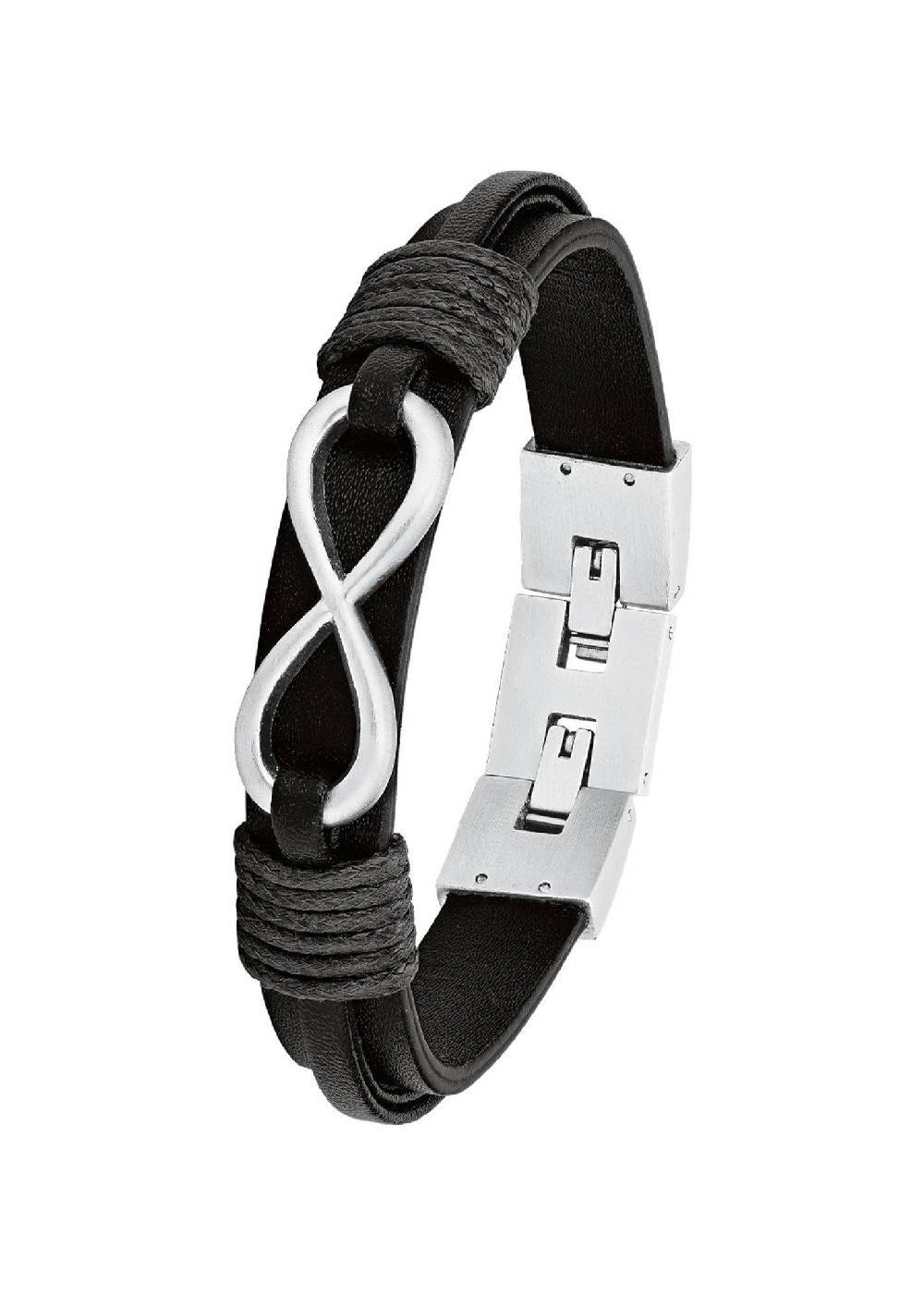 s.Oliver Armband aus Leder und Edelstahl Bis zu 65% Rabatt