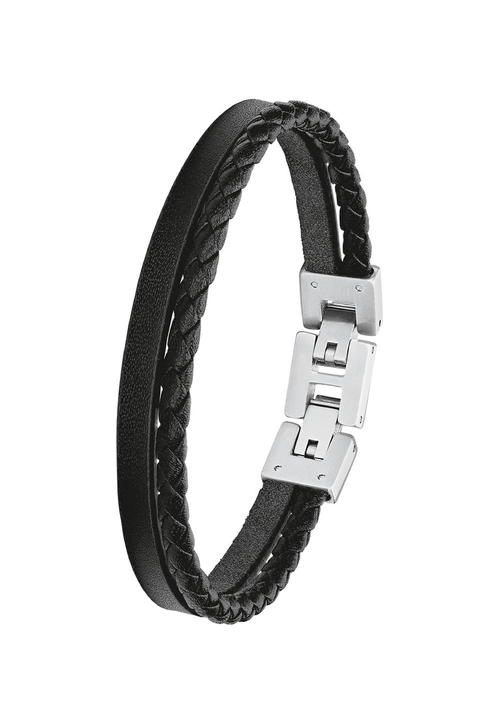 s.Oliver Lederarmband mit Edelstahl Super Rabatt