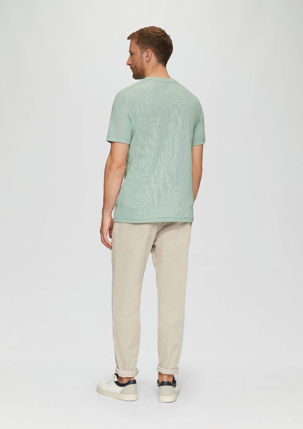 s.Oliver T-Shirt mit Stickerei aus Waffeljersey Clearance-Verkauf