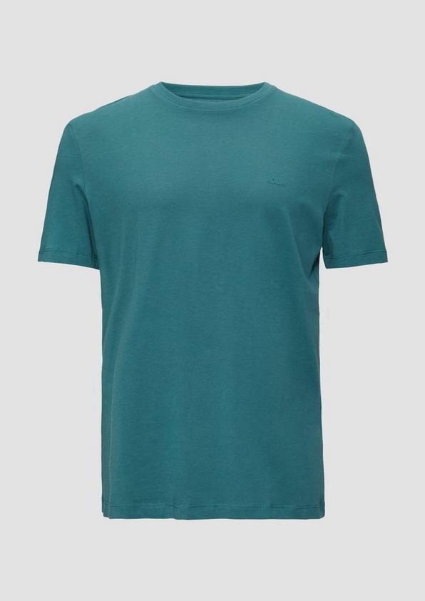 s.Oliver T-Shirt aus reiner Baumwolle mit Logo-Print Fabrikladen