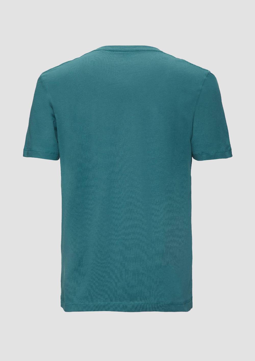 s.Oliver T-Shirt aus reiner Baumwolle mit Logo-Print Fabrikladen