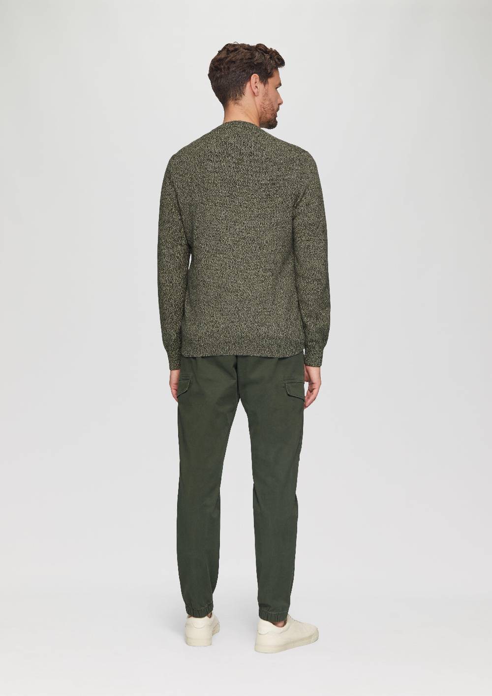 s.Oliver Strickpullover mit Logo in Melange-Optik Begrenzt auf 3 Tage