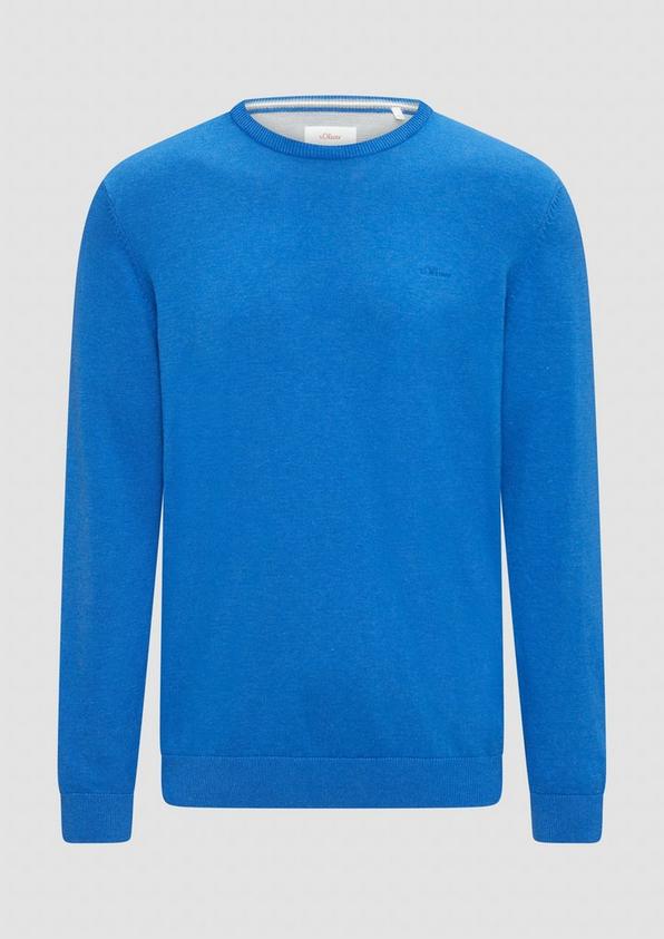 s.Oliver Strickpullover mit Logo-Stickerei