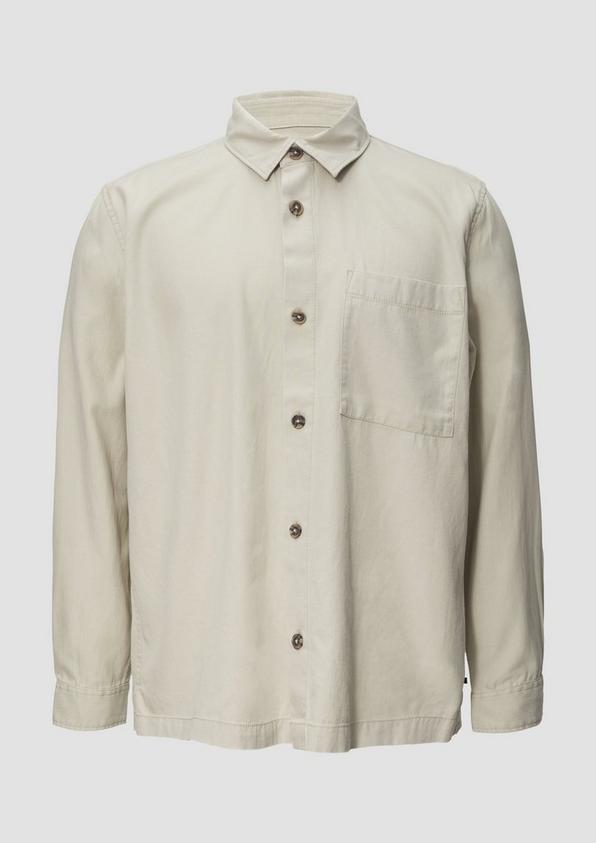 s.Oliver Lässiges Overshirt mit Fischgrat-Struktur
