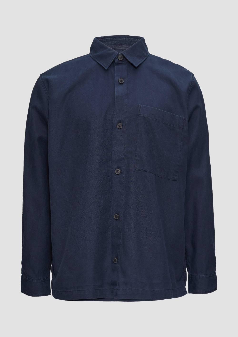 s.Oliver Lässiges Overshirt mit Fischgrat-Struktur 50% Rabatt für begrenzte Zeit