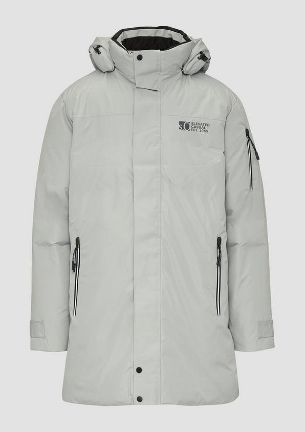 s.Oliver Wasserabweisender wattierter Parka mit Kontrast-Details