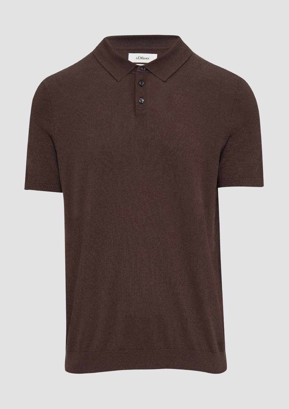 s.Oliver Feinstrick-Poloshirt aus Baumwoll-Seide-Mix Angebote