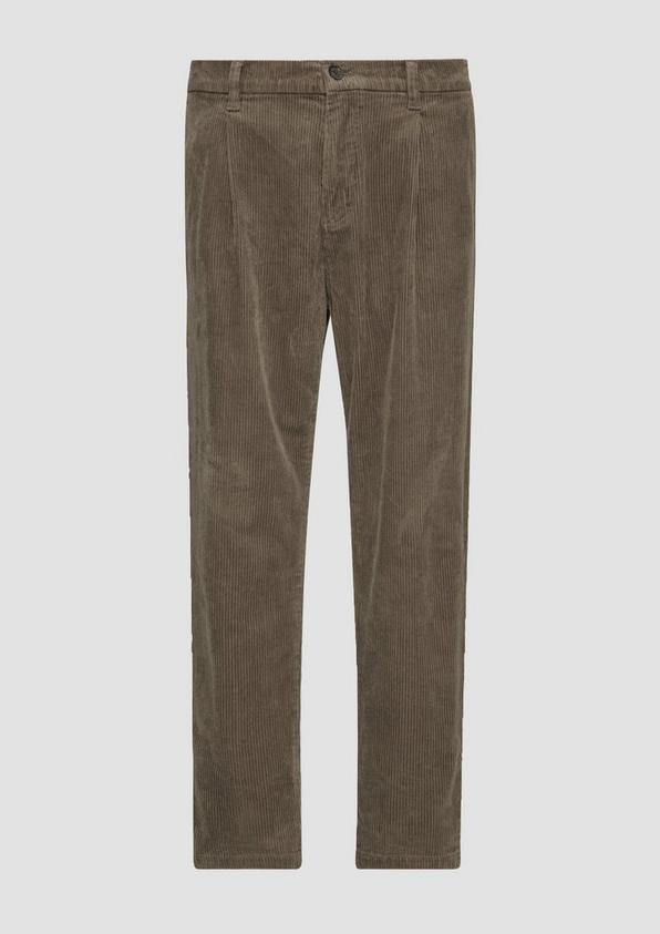 s.Oliver Cord-Chino aus Baumwollstretch mit Bundfalten Limitierter Zeitrabatt