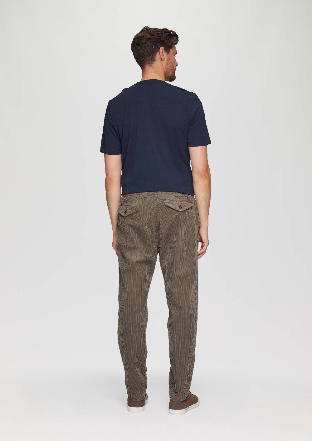 s.Oliver Cord-Chino aus Baumwollstretch mit Bundfalten Limitierter Zeitrabatt