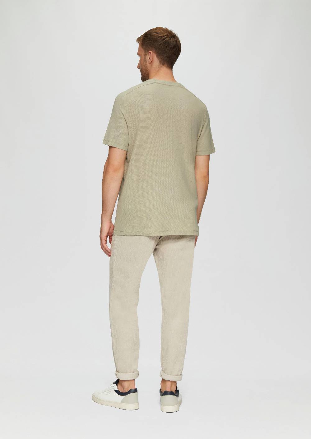 s.Oliver T-Shirt mit Stickerei aus Waffeljersey Fabrikpreis