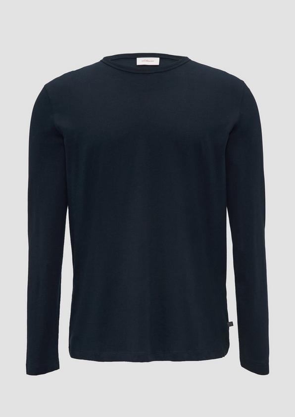 s.Oliver Softes Langarmshirt aus Baumwolljersey Günstig kaufen