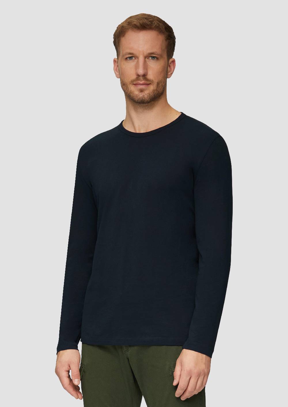 s.Oliver Softes Langarmshirt aus Baumwolljersey Günstig kaufen