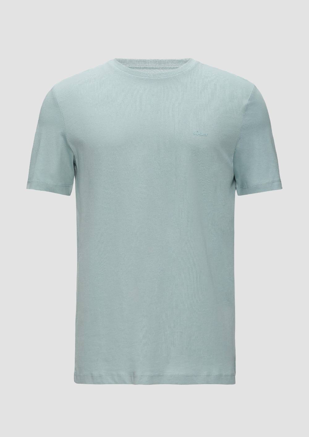 s.Oliver T-Shirt aus reiner Baumwolle mit Logo-Print Großer Ausverkauf