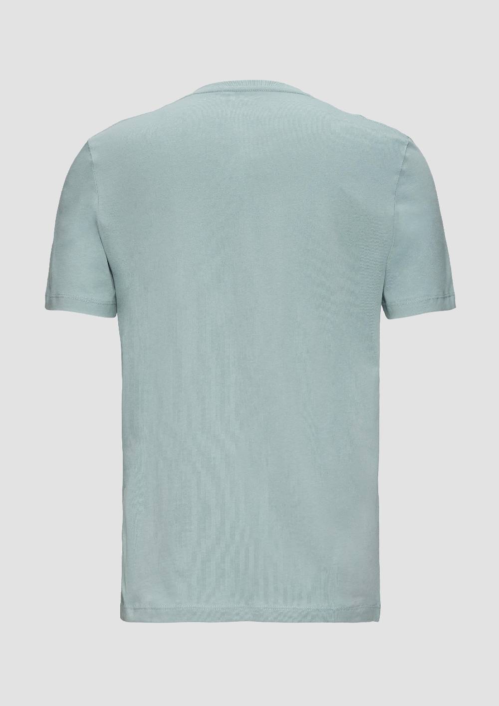 s.Oliver T-Shirt aus reiner Baumwolle mit Logo-Print Großer Ausverkauf