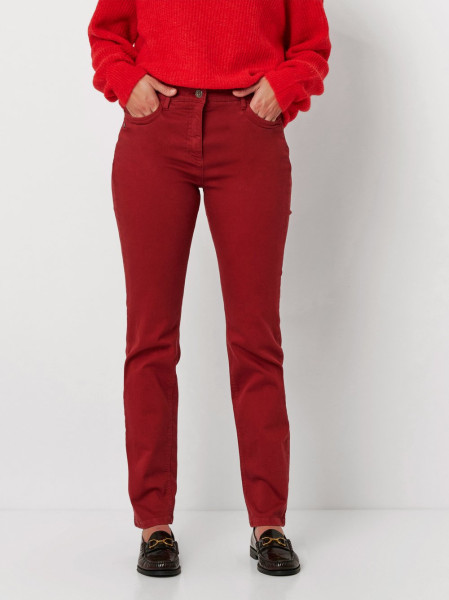 TONI Fashion Style »be loved« red Slim-Fit Jeans mit hohem Bund Vierteljährliche Förderung