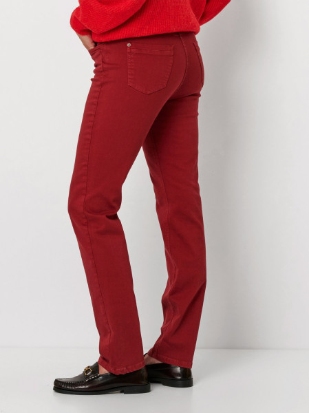 TONI Fashion Style »be loved« red Slim-Fit Jeans mit hohem Bund Vierteljährliche Förderung