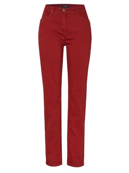 TONI Fashion Style »be loved« red Slim-Fit Jeans mit hohem Bund Vierteljährliche Förderung
