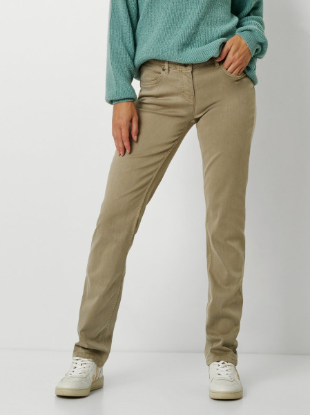 TONI Fashion Style »Perfect Shape« taupe Slim-Fit Jeans mit Shapingeffekt Nur noch ein Tag übrig