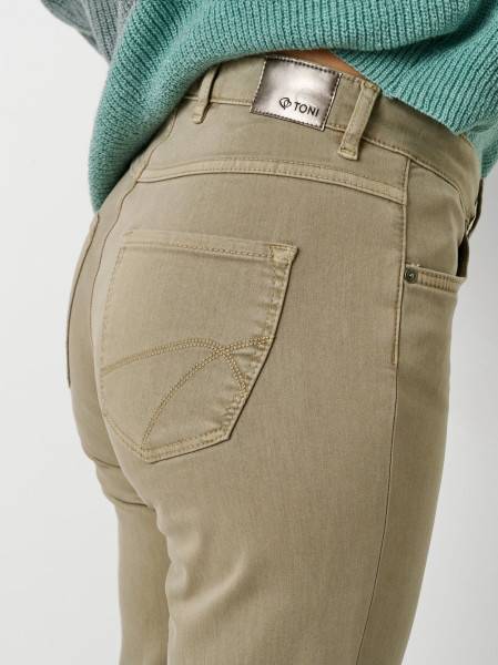 TONI Fashion Style »Perfect Shape« taupe Slim-Fit Jeans mit Shapingeffekt Nur noch ein Tag übrig
