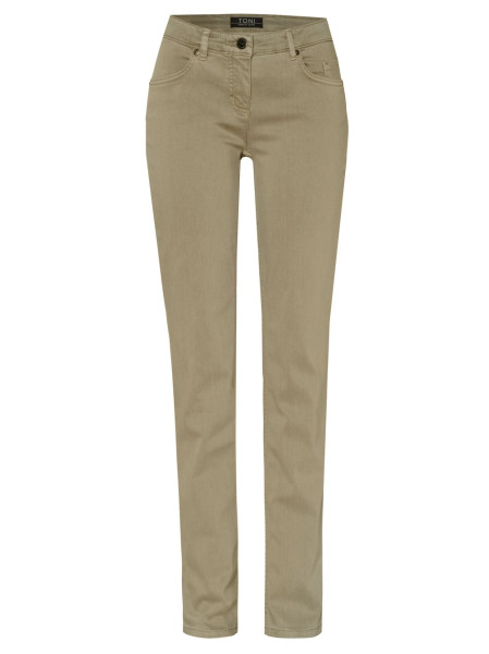 TONI Fashion Style »Perfect Shape« taupe Slim-Fit Jeans mit Shapingeffekt Nur noch ein Tag übrig
