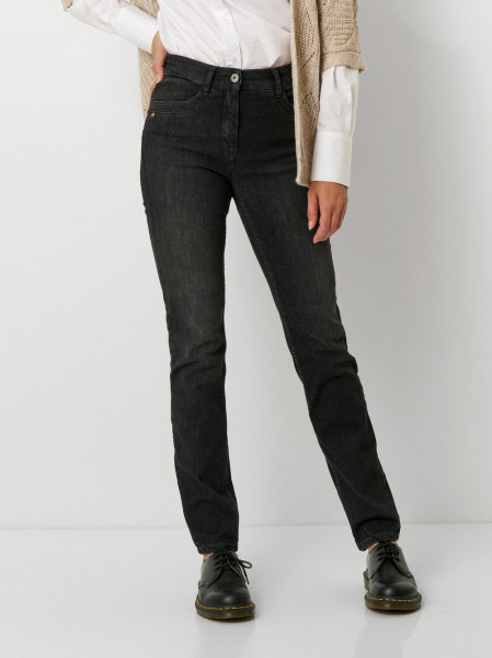 TONI Fashion Style »be loved« dark grey Slim-Fit Jeans mit hohem Bund 50% Rabatt mit kostenlosem Versand
