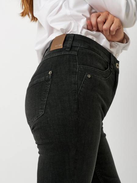 TONI Fashion Style »be loved« dark grey Slim-Fit Jeans mit hohem Bund 50% Rabatt mit kostenlosem Versand