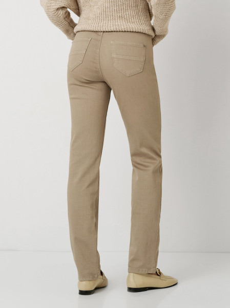 TONI Fashion Style »Liv« taupe Gefärbte Regular-Fit Jeans Speichern exportieren