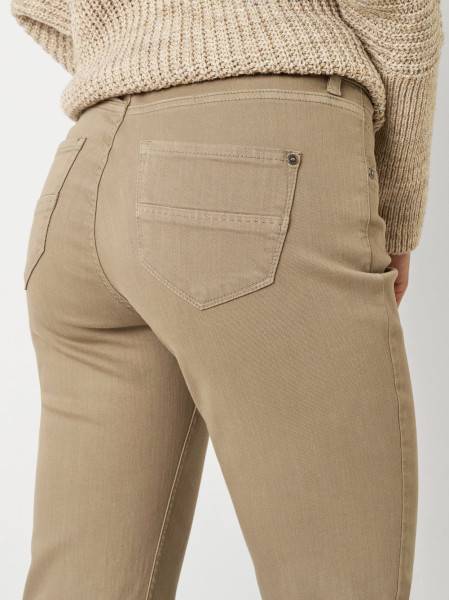 TONI Fashion Style »Liv« taupe Gefärbte Regular-Fit Jeans Speichern exportieren
