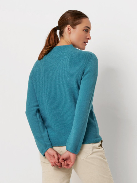 TONI Fashion Style »Helene« petrol Feinstrick-Pulli mit Turtleneck Im Verkauf