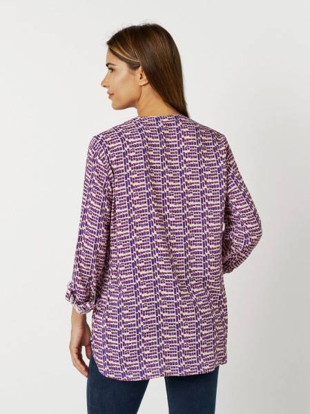 TONI Fashion Style »Bella« multicolour purple Gemusterte Schlupfbluse Outlet