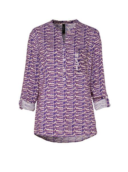 TONI Fashion Style »Bella« multicolour purple Gemusterte Schlupfbluse Outlet