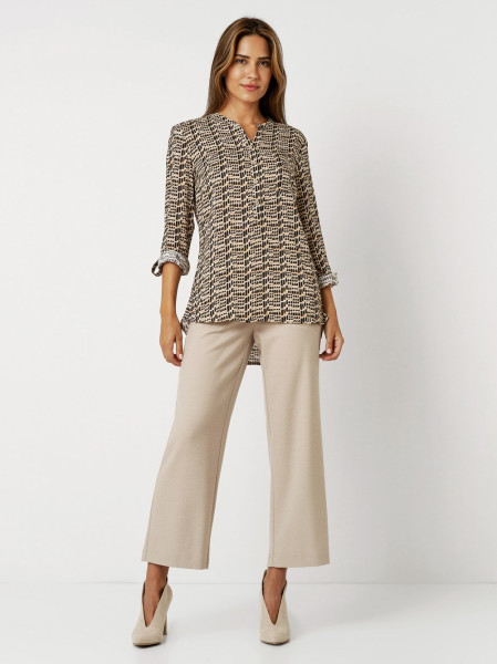 TONI Fashion Style »Bella« multicolour camel Gemusterte Schlupfbluse Auslauf