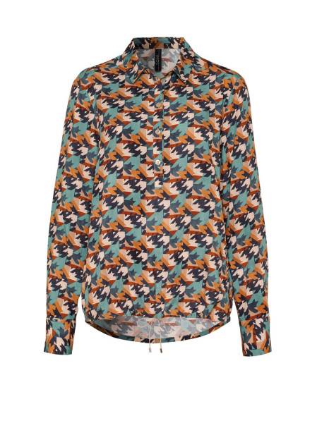 TONI Fashion Style »Bianca« multicolour petrol Bluse mit Hahnentritt Verkauf