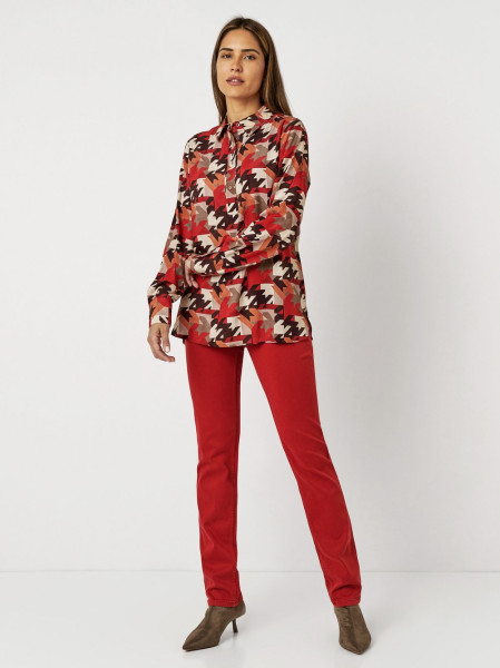 TONI Fashion Style »Celina« multicolour red Bluse mit Hahnentritt Angebote