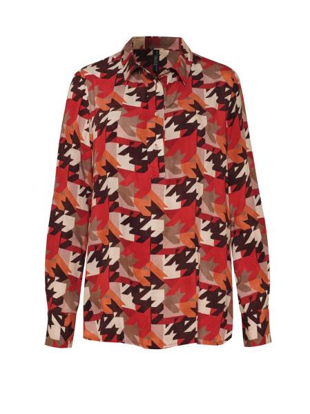 TONI Fashion Style »Celina« multicolour red Bluse mit Hahnentritt Angebote