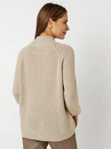 TONI Fashion Style »Insa« sand Strickpulli mit Stehkragen im Angebot
