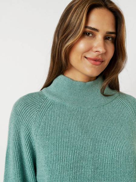 TONI Fashion Style »Insa« mint Strickpulli mit Stehkragen Günstiger Verkauf
