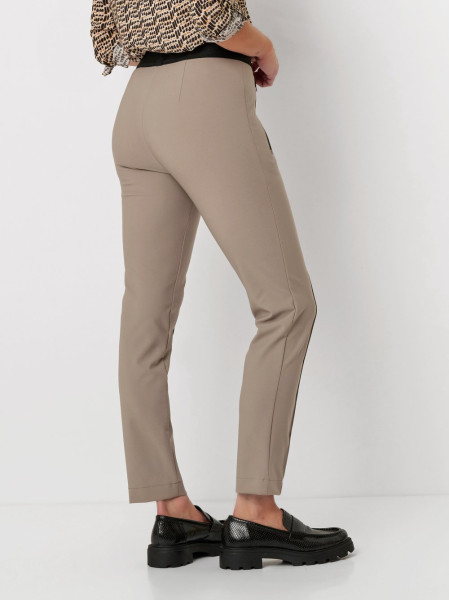 TONI Fashion Style »Jenny« taupe Schmale Businesshose mit Gummizug Limitierter Zeitrabatt
