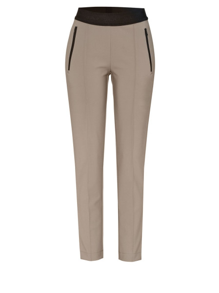 TONI Fashion Style »Jenny« taupe Schmale Businesshose mit Gummizug Limitierter Zeitrabatt