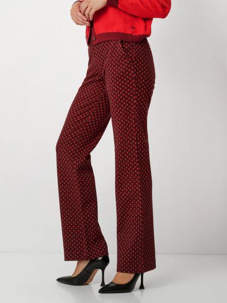 TONI Fashion Style »Jenny« red Gemusterte Wide Leg Großer Ausverkauf