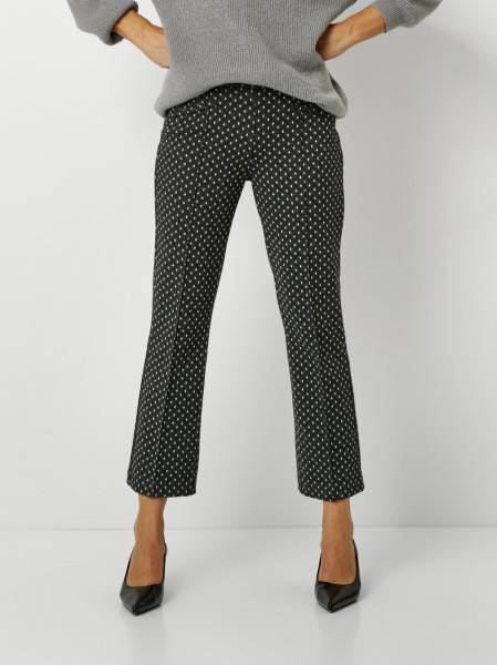TONI Fashion Style »Jenny« grey/black Gemusterte 7/8-Hose Begrenztes Angebot