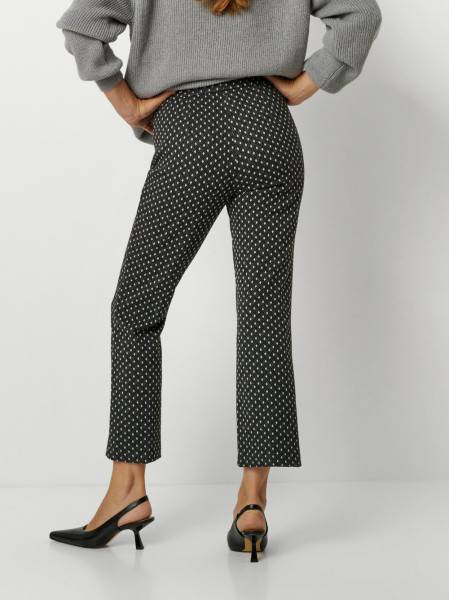 TONI Fashion Style »Jenny« grey/black Gemusterte 7/8-Hose Begrenztes Angebot
