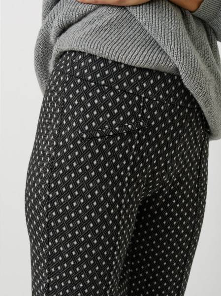 TONI Fashion Style »Jenny« grey/black Gemusterte 7/8-Hose Begrenztes Angebot