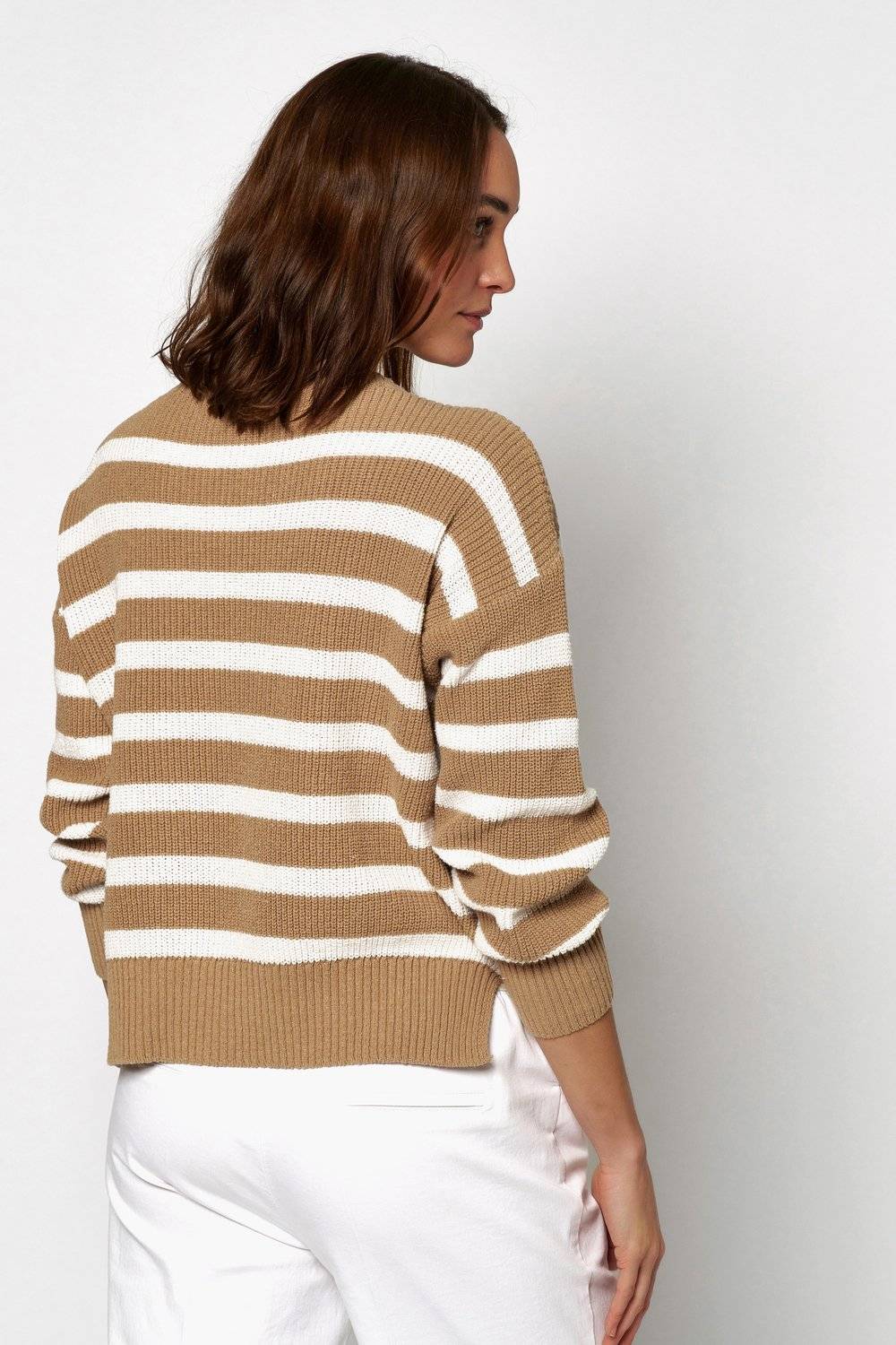 TONI Fashion Style »Inola« camel Lässiger Streifenpulli Black Friday